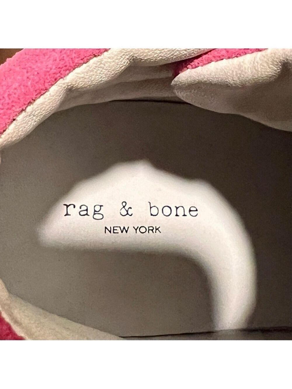 RAG AND BONE Nova Peony suede high top sneakers. Size 37. NWOT - Picture 3 of 13